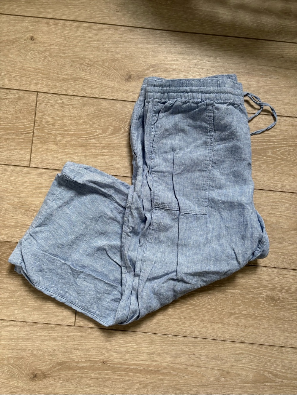 Lands’ End Linen Drawstring Pants